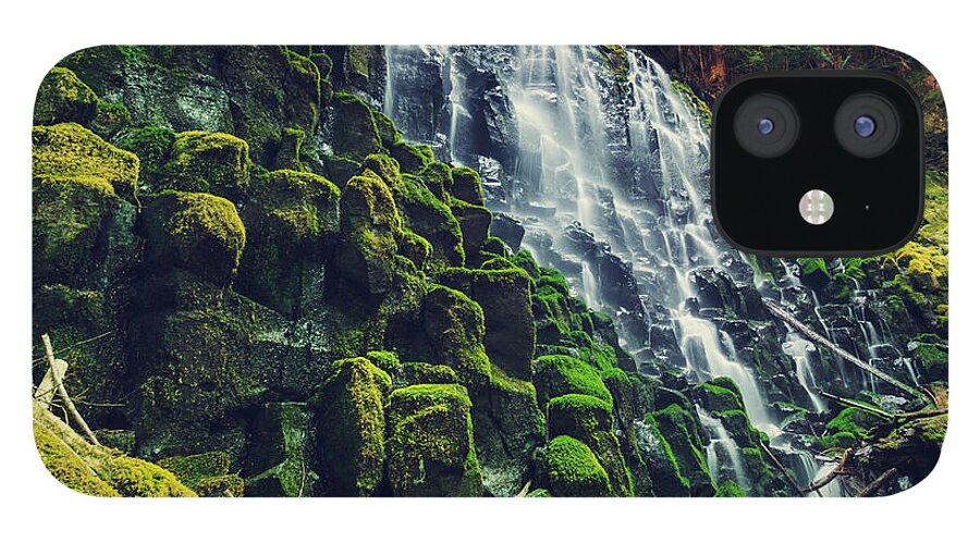 Shower iPhone 12 Case featuring the photograph Ramona Falls In Oregonusa by Galyna Andrushko