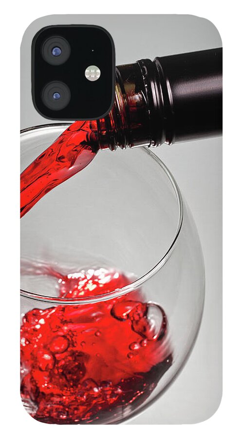 Alcohol iPhone 12 Case featuring the photograph Red Wine by Christoph Schwabe Photography