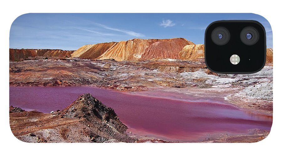 Scenics iPhone 12 Case featuring the photograph Riotinto Mines by Miguel Calleja Diez
