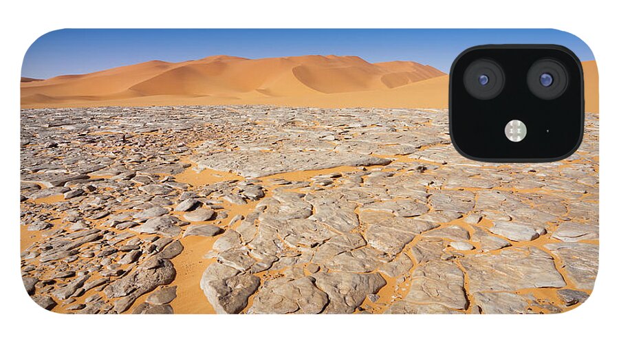 Scenics iPhone 12 Case featuring the photograph Sand Dunes, Akakus, Sahara Desert by Nico Tondini