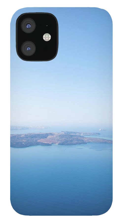 Greece iPhone 12 Case featuring the photograph Santorini Archipelago by Lightshows