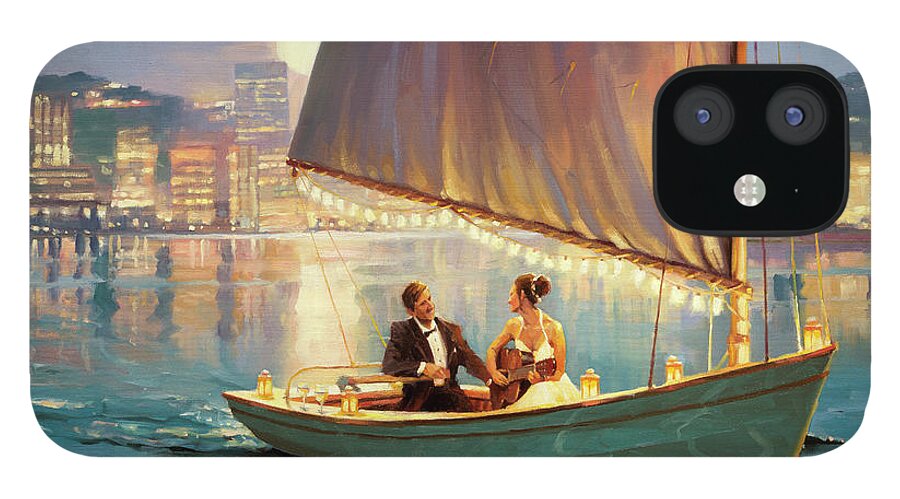 Romance iPhone 12 Case featuring the painting Serenade by Steve Henderson