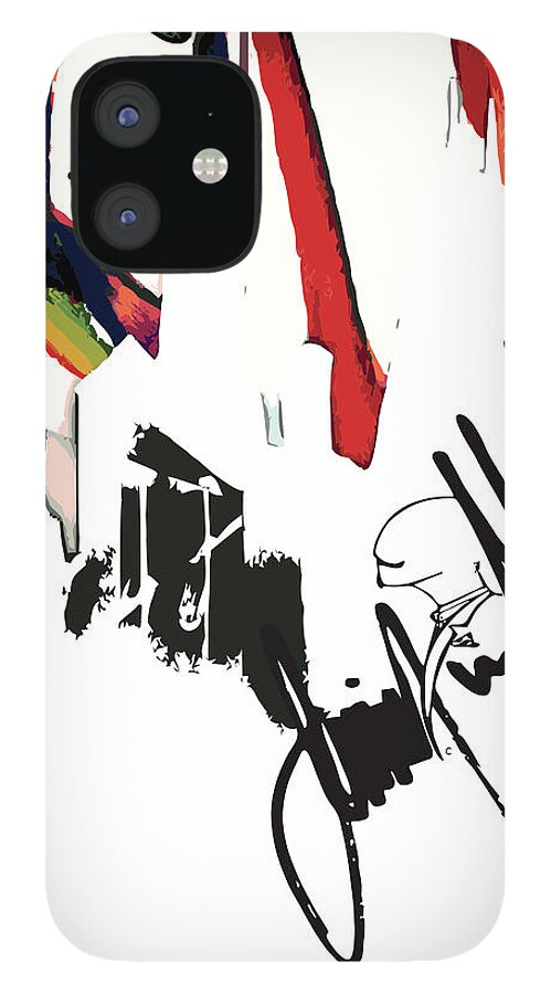  iPhone 12 Case featuring the digital art Skyline by Jimmy Williams