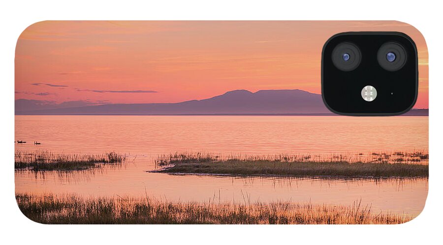 Alaska iPhone 12 Case featuring the photograph Sleeping Lady Sunset by Tim Newton