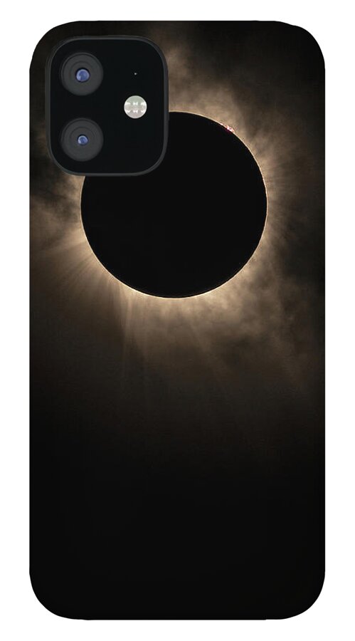 Solar Eclipse iPhone 12 Case featuring the photograph Solar Eclipse of 2017 by Randy Lemoine