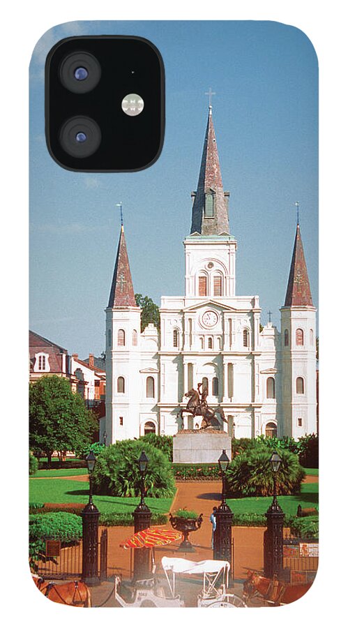 Roman iPhone 12 Case featuring the photograph St. Louis Cathedral In The French by Medioimages/photodisc