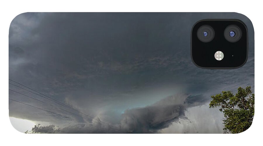Nebraskasc iPhone 12 Case featuring the photograph Storm Chasin in Nader Alley 008 by NebraskaSC