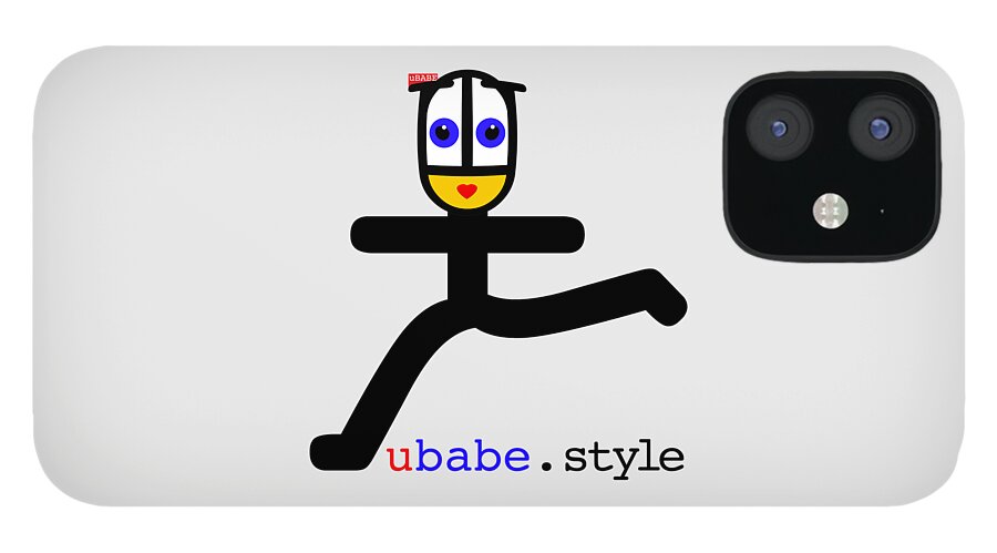 Ubabe Style iPhone 12 Case featuring the digital art Style Runner by Ubabe Style