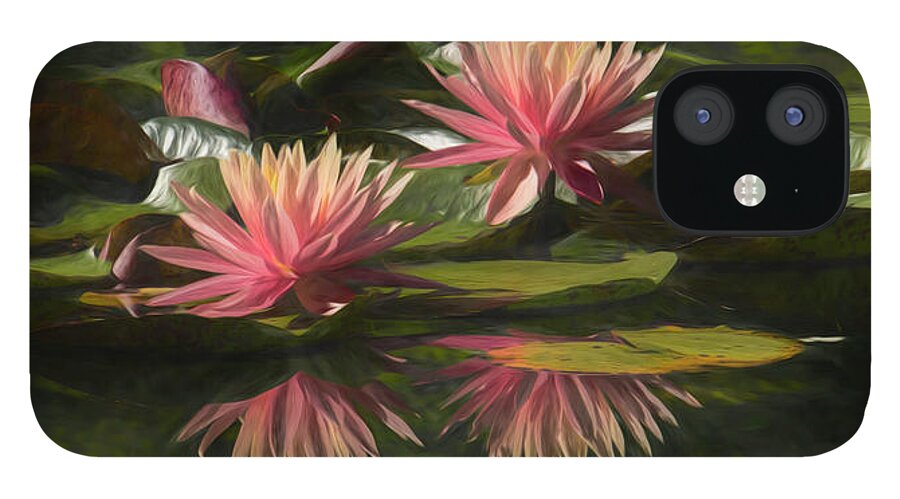 Water Lily iPhone 12 Case featuring the photograph Summer is Here_panorama by Mary Buck