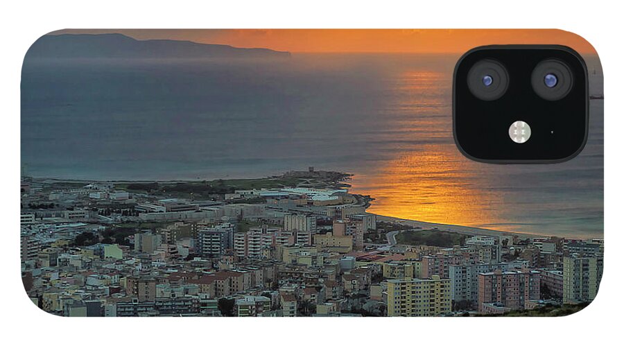 Tranquility iPhone 12 Case featuring the photograph Sunset In Trapani by Filippo Maria Bianchi