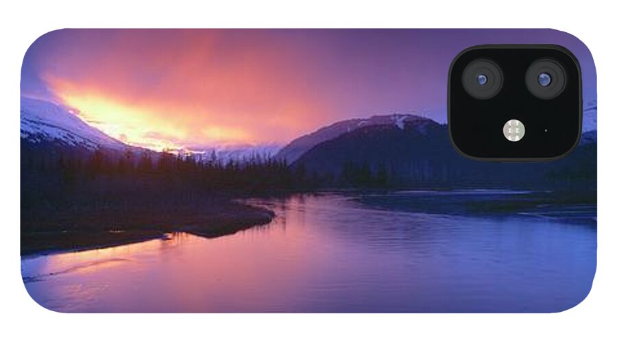 Scenics iPhone 12 Case featuring the photograph Sunset Over Resurrection River And Exit by Visionsofamerica/joe Sohm