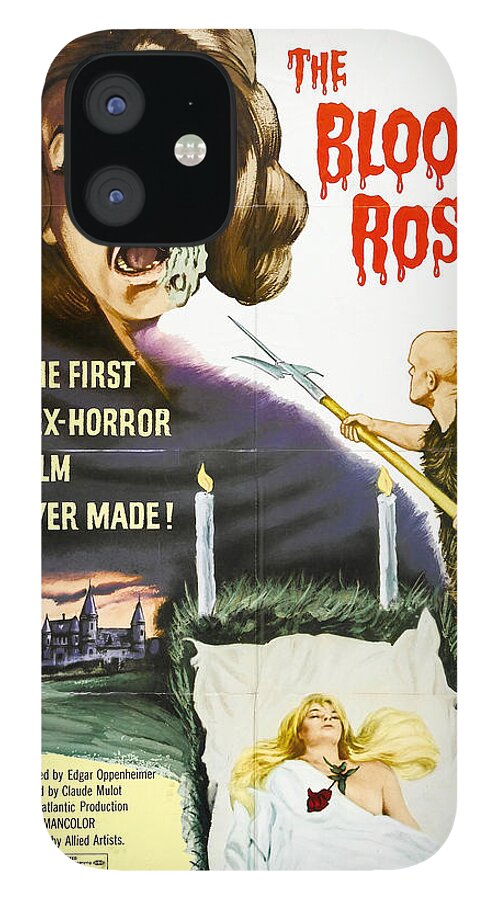 The Blood Rose - 1970 - Vintage Movie Poster iPhone 12 Case for Sale by Old  Vintique