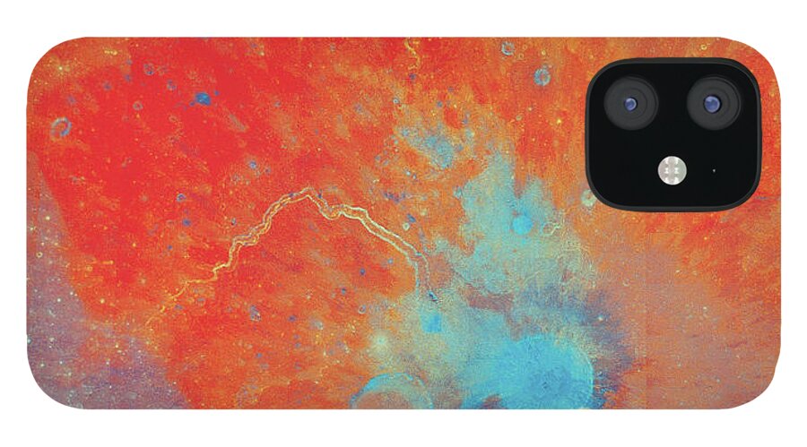 Full Frame iPhone 12 Case featuring the photograph The Moon, The Aristarchus Region by Digital Vision.