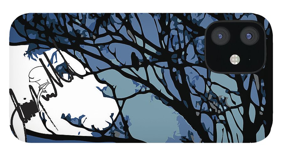  iPhone 12 Case featuring the digital art Tree Daylight by Jimmy Williams