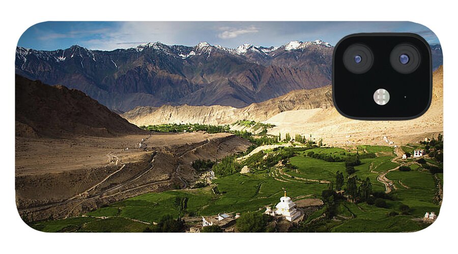Scenics iPhone 12 Case featuring the photograph View Of Leh Ladakh by Athit Perawongmetha