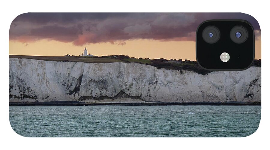 Scenics iPhone 12 Case featuring the photograph White Cliffs Of Dover In Kent England by Stockcam