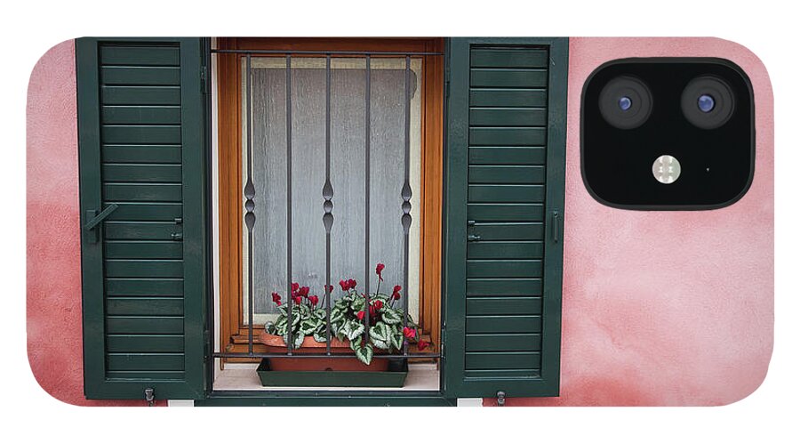 Shutter iPhone 12 Case featuring the photograph Window In Venice by Vegard Sætrenes
