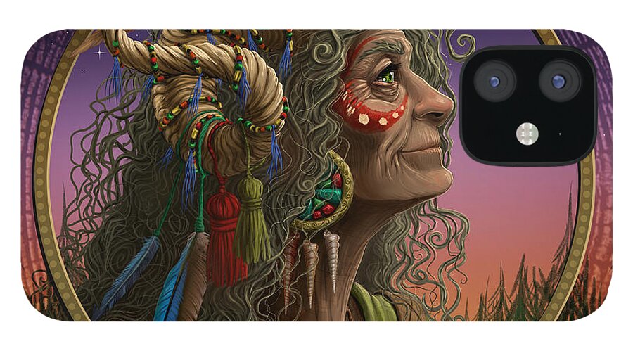 Wise Woman iPhone 12 Case featuring the photograph Wise Woman v1 by Cristina McAllister