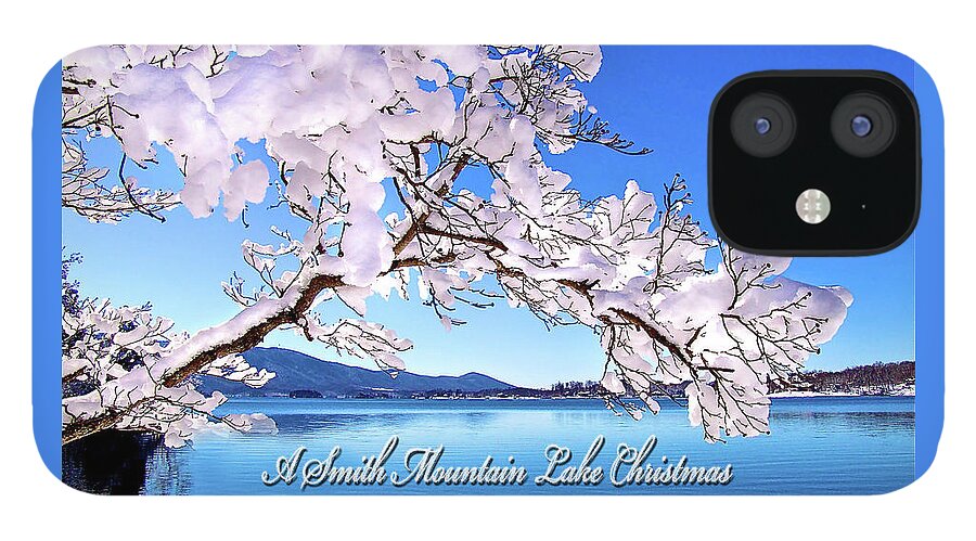 Smith Mountain Lake Christmas Cards iPhone 12 Case featuring the photograph A Smith Mountain Lake Christmas #1 by The James Roney Collection