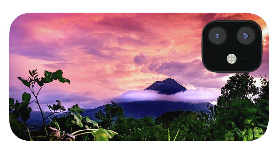 Arenal Volcano iPhone 12 Case featuring the photograph In The Beginning #2 by Karen Wiles