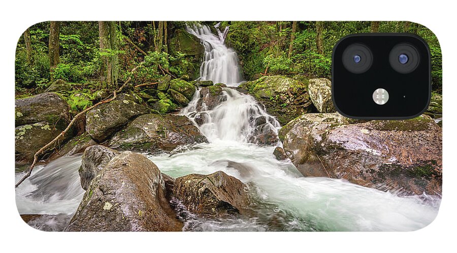 Great Smoky Mountain National Park iPhone 12 Case featuring the photograph Mouse Creek Falls #1 by Darrell DeRosia