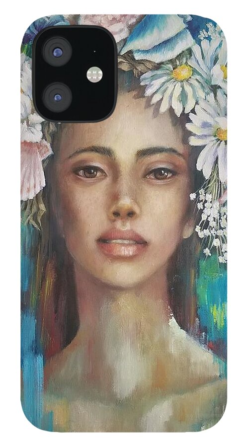 Summer iPhone 12 Case featuring the painting Summer by Caroline Philp