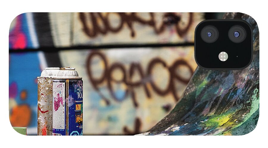 Dv8ca iPhone 12 Case featuring the photograph World Peace dv8.ca #1 by Jim Whitley