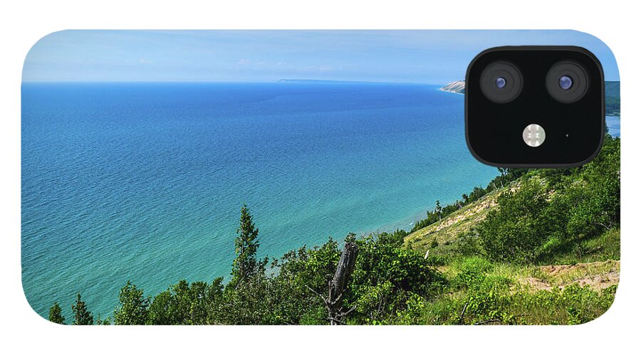 Sleeping iPhone 12 Case featuring the photograph Dune View from Empire Bluffs #2 by Curtis Krusie