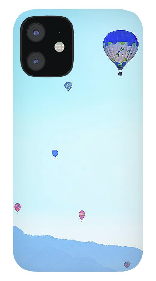 Hot Air Balloon iPhone 12 Case featuring the photograph 2017 Abf 5 by Tara Krauss