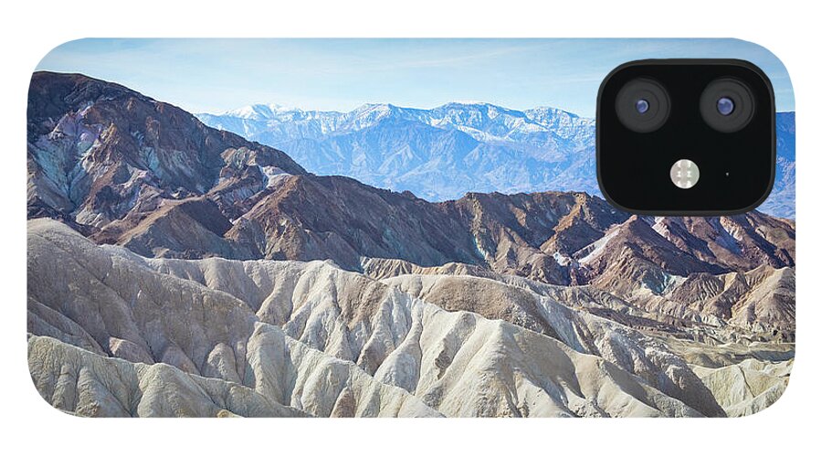California iPhone 12 Case featuring the photograph Zabriskie Point Outlook #3 by Jonathan Babon