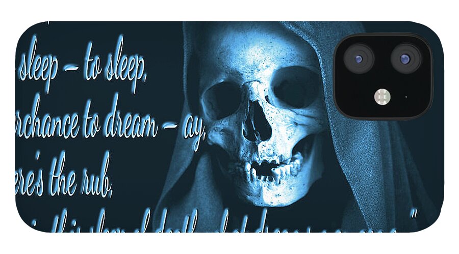 The Grim Reaper iPhone 12 Case featuring the photograph A chance to dream by Pics By Tony