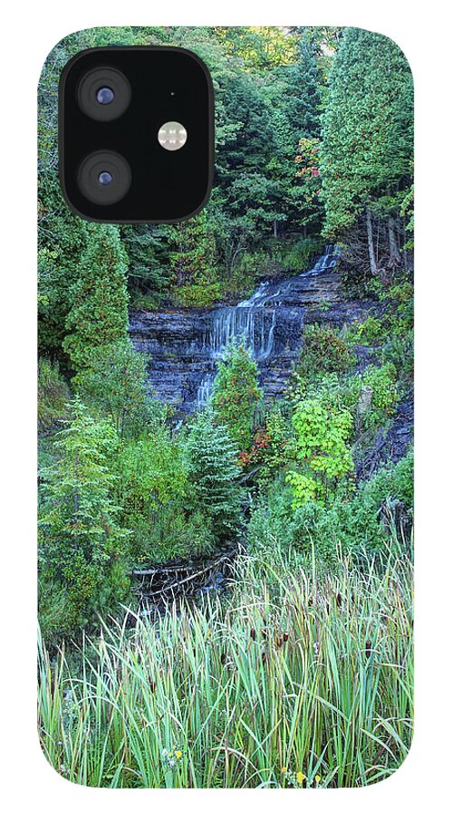 Michigan iPhone 12 Case featuring the photograph Alger Falls by Robert Carter