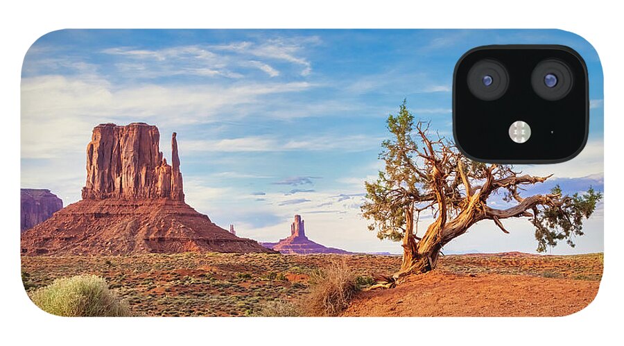 Monument Valley iPhone 12 Case featuring the photograph Ancient Companions by Jurgen Lorenzen