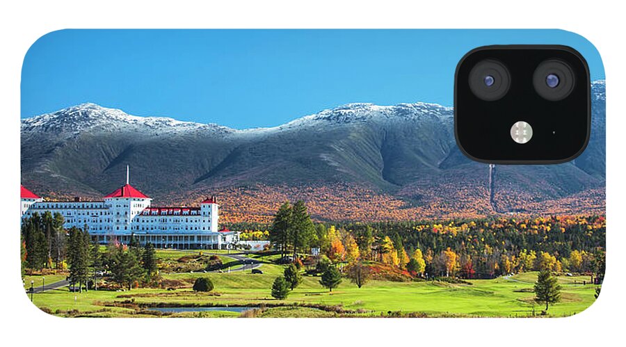 Autumn iPhone 12 Case featuring the photograph Autumn at the Mount Washington Crop by White Mountain Images