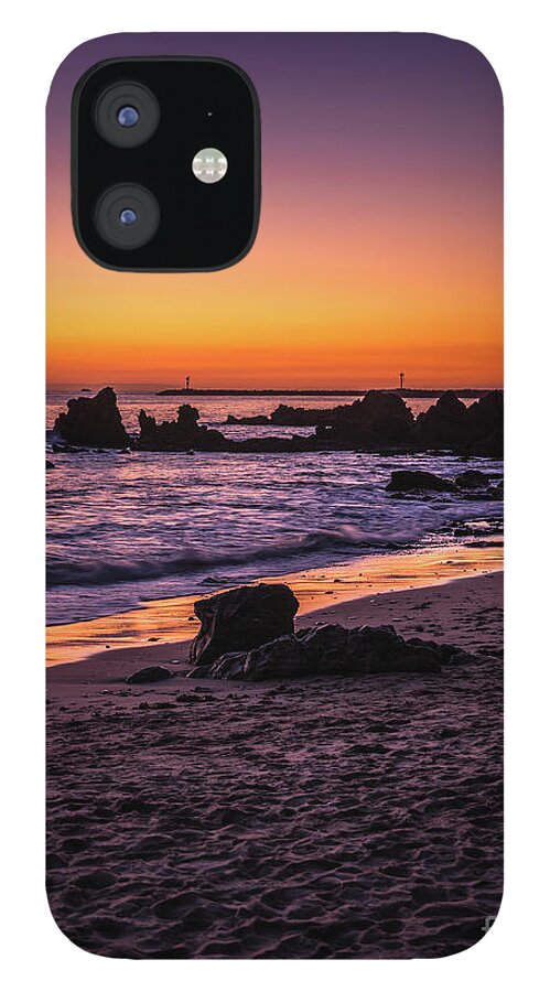 California Sunset iPhone 12 Case featuring the photograph Berry Sunset by Abigail Diane Photography