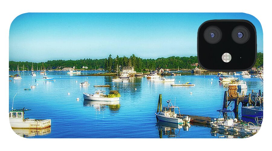 Photo iPhone 12 Case featuring the photograph Boothbay Harbor by Anthony M Davis
