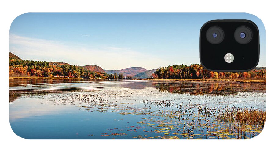 Adirondack iPhone 12 Case featuring the photograph Brant Lake Adirondack by Louis Dallara