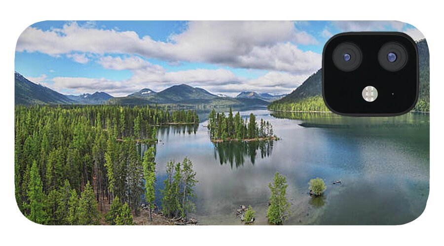 Outdoor iPhone 12 Case featuring the photograph Bumping Lake Panorama by Loyd Towe Photography