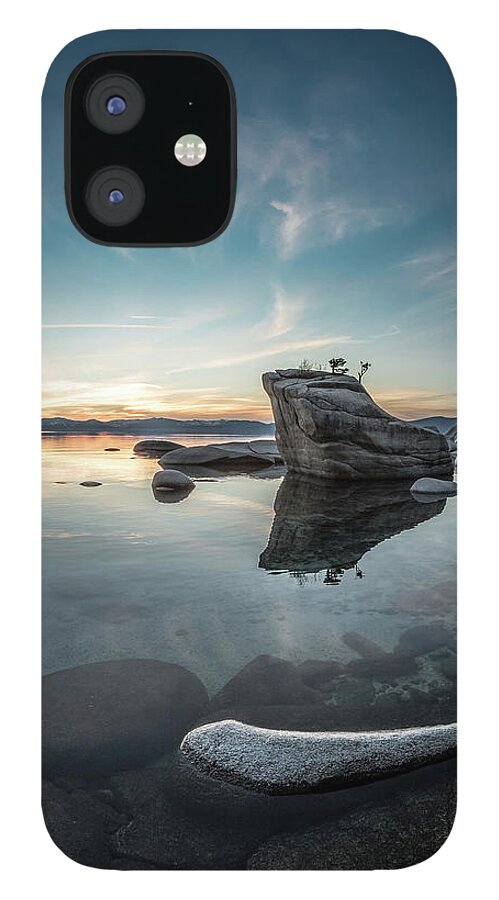 Water iPhone 12 Case featuring the photograph Clearwater Sunset- large by Martin Gollery