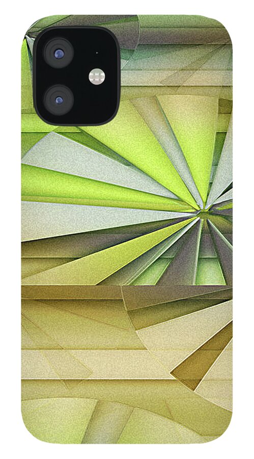 Mighty Sight Studio iPhone 12 Case featuring the digital art Closed Cotton by Steve Sperry