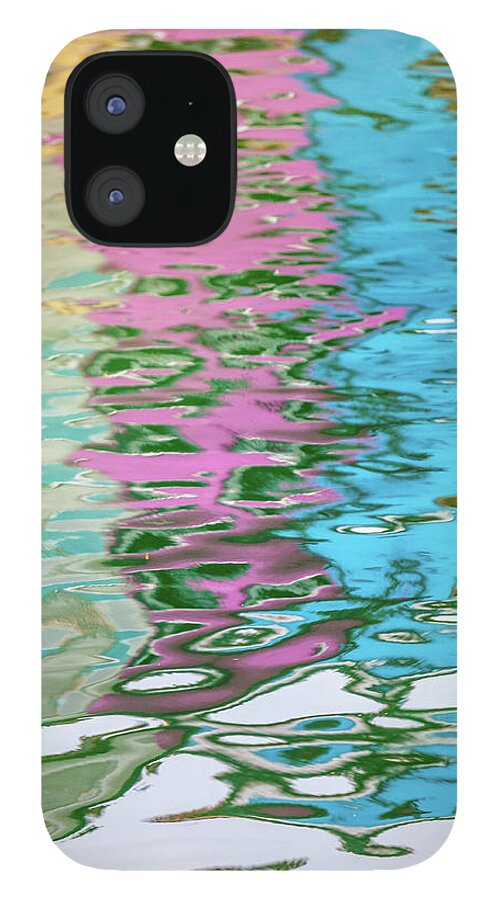 Europe iPhone 12 Case featuring the photograph Colorful Water in Burano by W Chris Fooshee