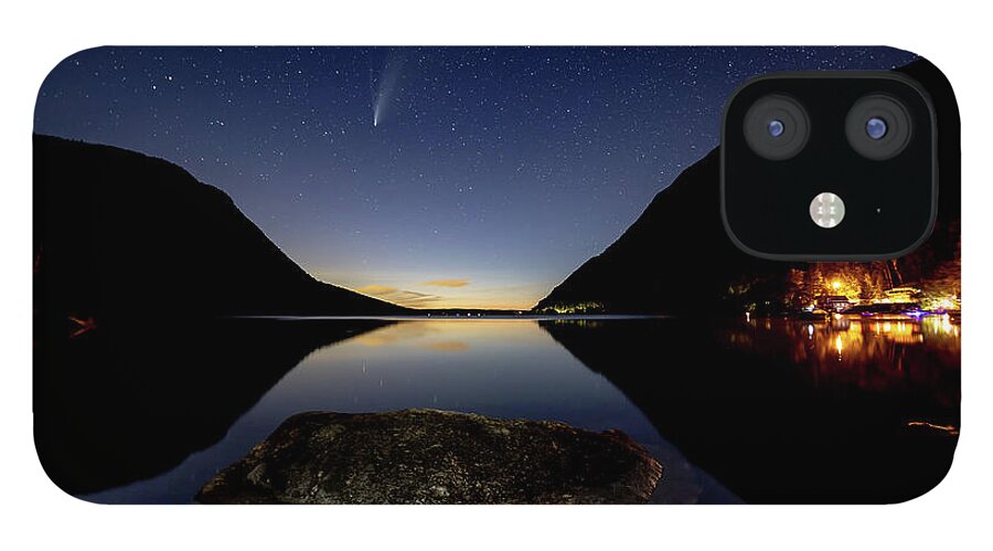 Vermont iPhone 12 Case featuring the photograph Comet and Lake Willoughby by Tim Kirchoff