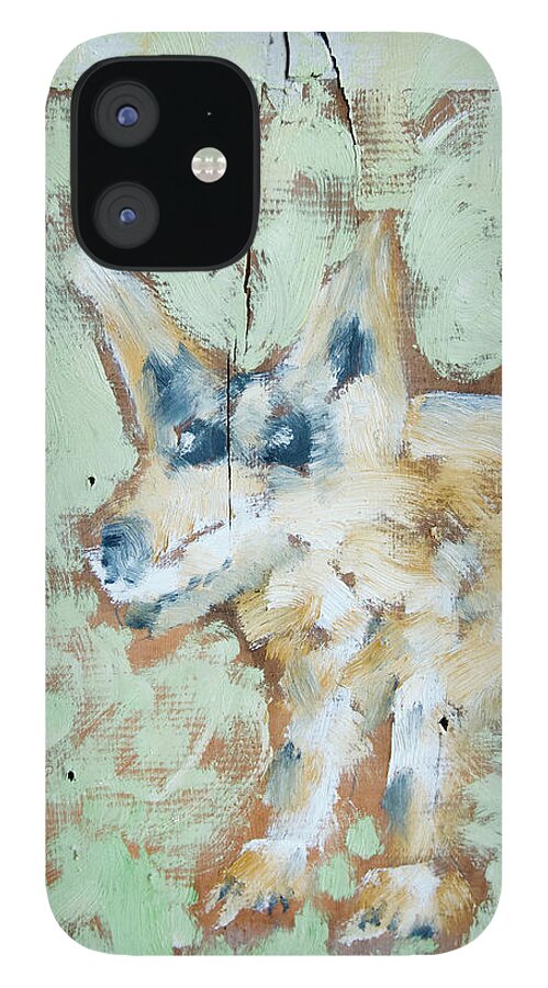  iPhone 12 Case featuring the painting Dog - Mans Best Friend by David McCready