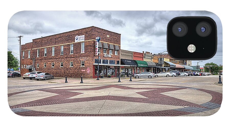 Midlothian iPhone 12 Case featuring the photograph Downtown Midlothian Texas by JC Findley