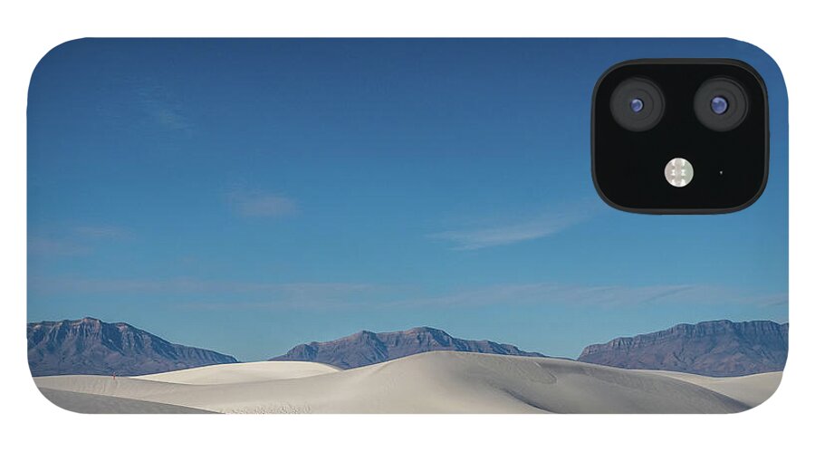  iPhone 12 Case featuring the photograph Dunes and Mountains by Kelly VanDellen