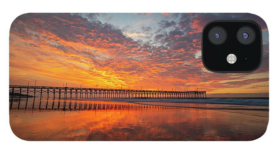 Sunrise iPhone 12 Case featuring the photograph Fire in the Sky by DJA Images