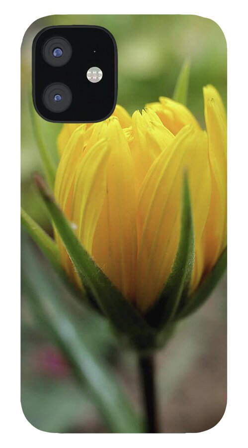 Flower iPhone 12 Case featuring the digital art Flower by Pal Szeplaky