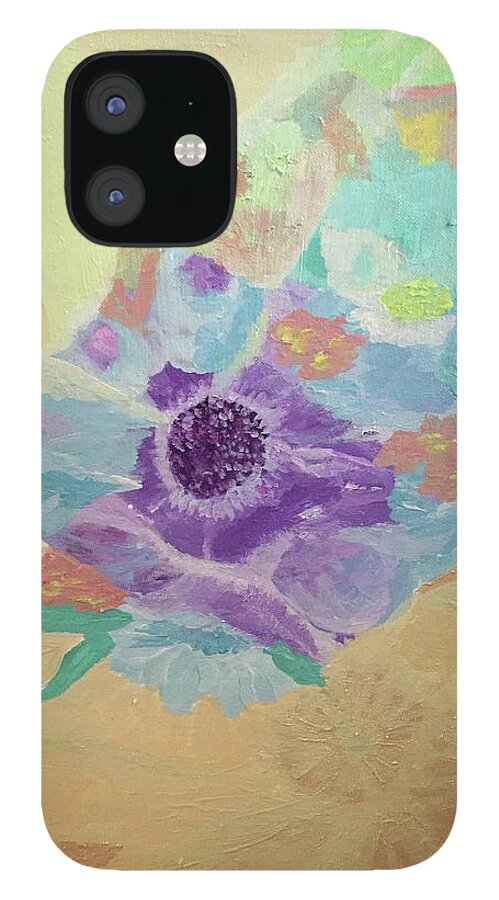  iPhone 12 Case featuring the painting Footloose by Catherine Sabala-King