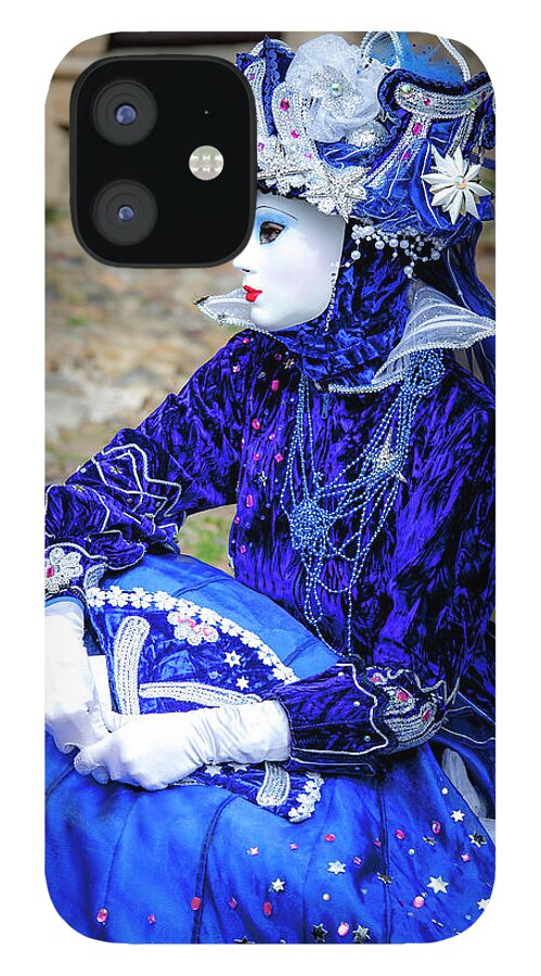 Medieval iPhone 12 Case featuring the photograph French Carnaval in Perouges - 5 by W Chris Fooshee