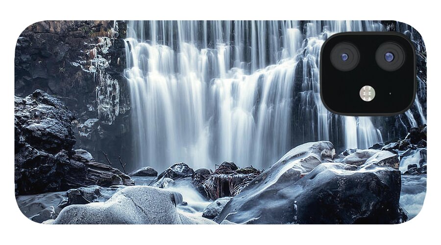 Water iPhone 12 Case featuring the photograph Frozen by Gary Geddes